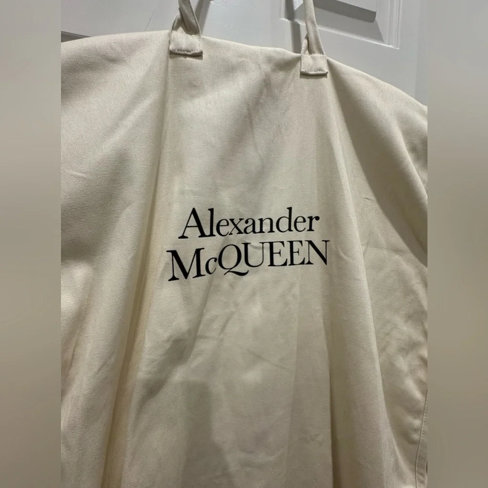 Alexander McQueen Canvas Garment Bag LONG WEDDING Dustproof TRAVEL